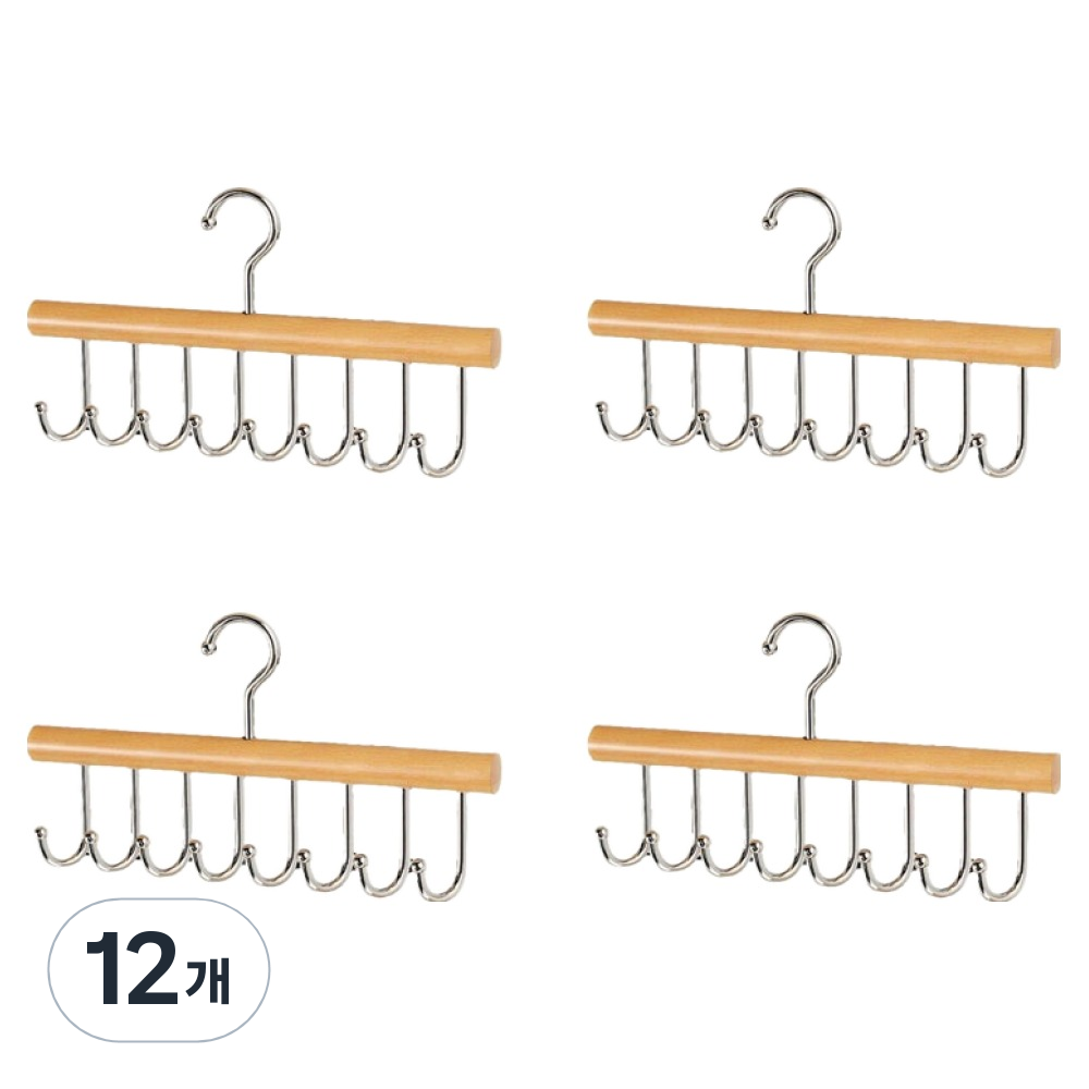 오마땅 모던 우드 다용도 후크 수납 걸이 27,950원