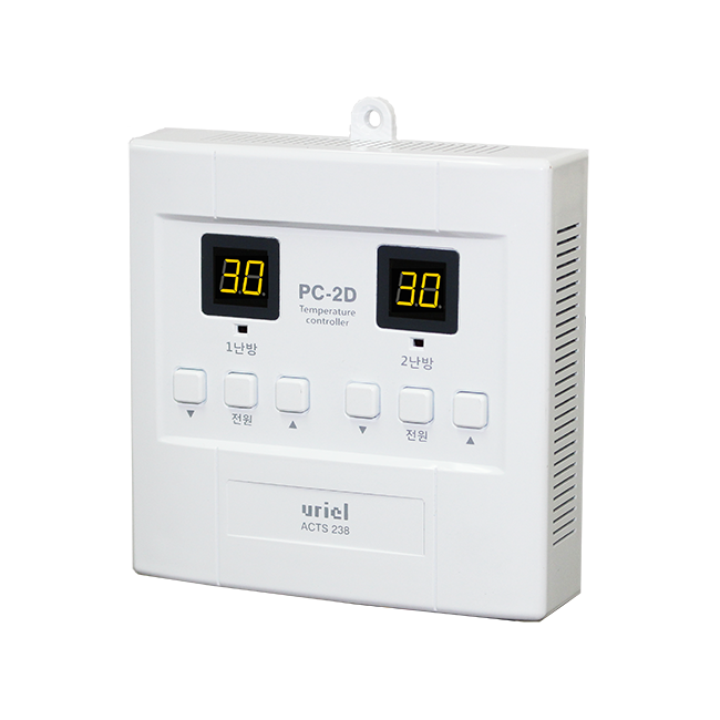 우리엘전자 PC-2D 디지털 2난방 조절기 전기핀넬 온돌판넬 디지털 28,700원