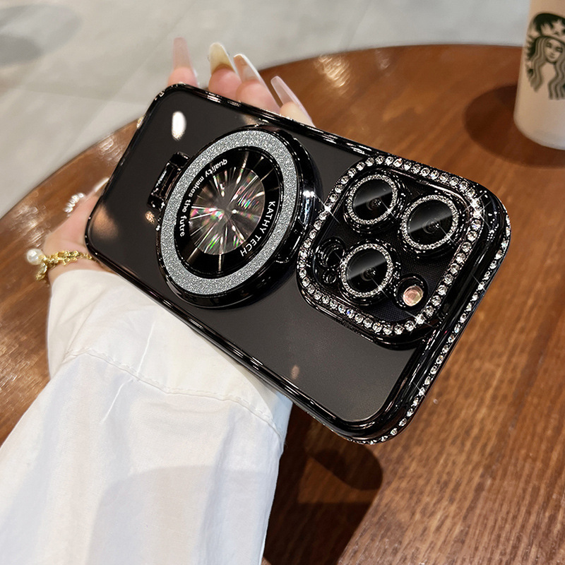 아이폰케이스 마그네틱홀더 아이폰16프로맥스케이스 적용 아이폰16 전기도금 드릴폰홀더 19,930원