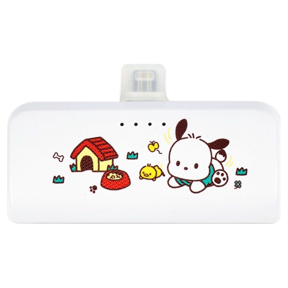 산리오 빗살 도킹형 보조배터리 5000mAh 애플8핀, 포차코, HY 21700 23,000원