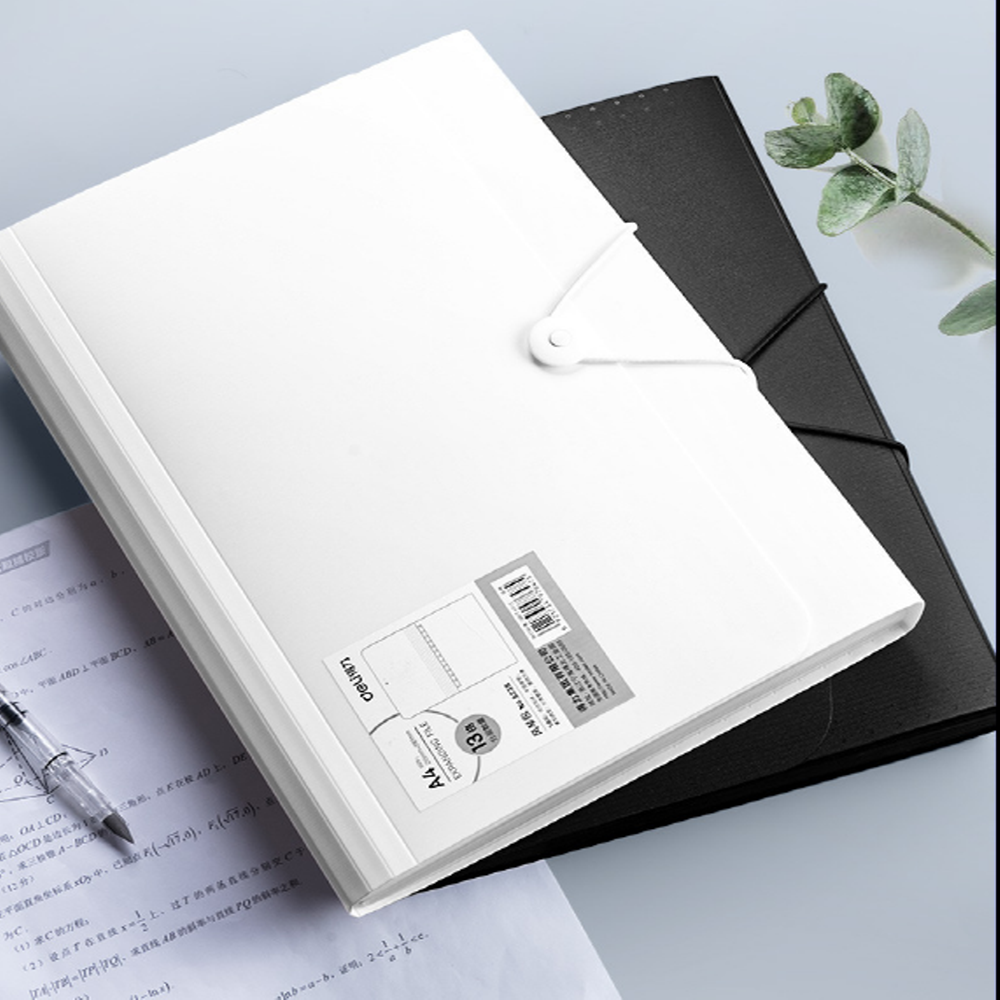 홈블리스마켓 A4 아코디언 파일 정리함 13칸, 화이트 12,300원