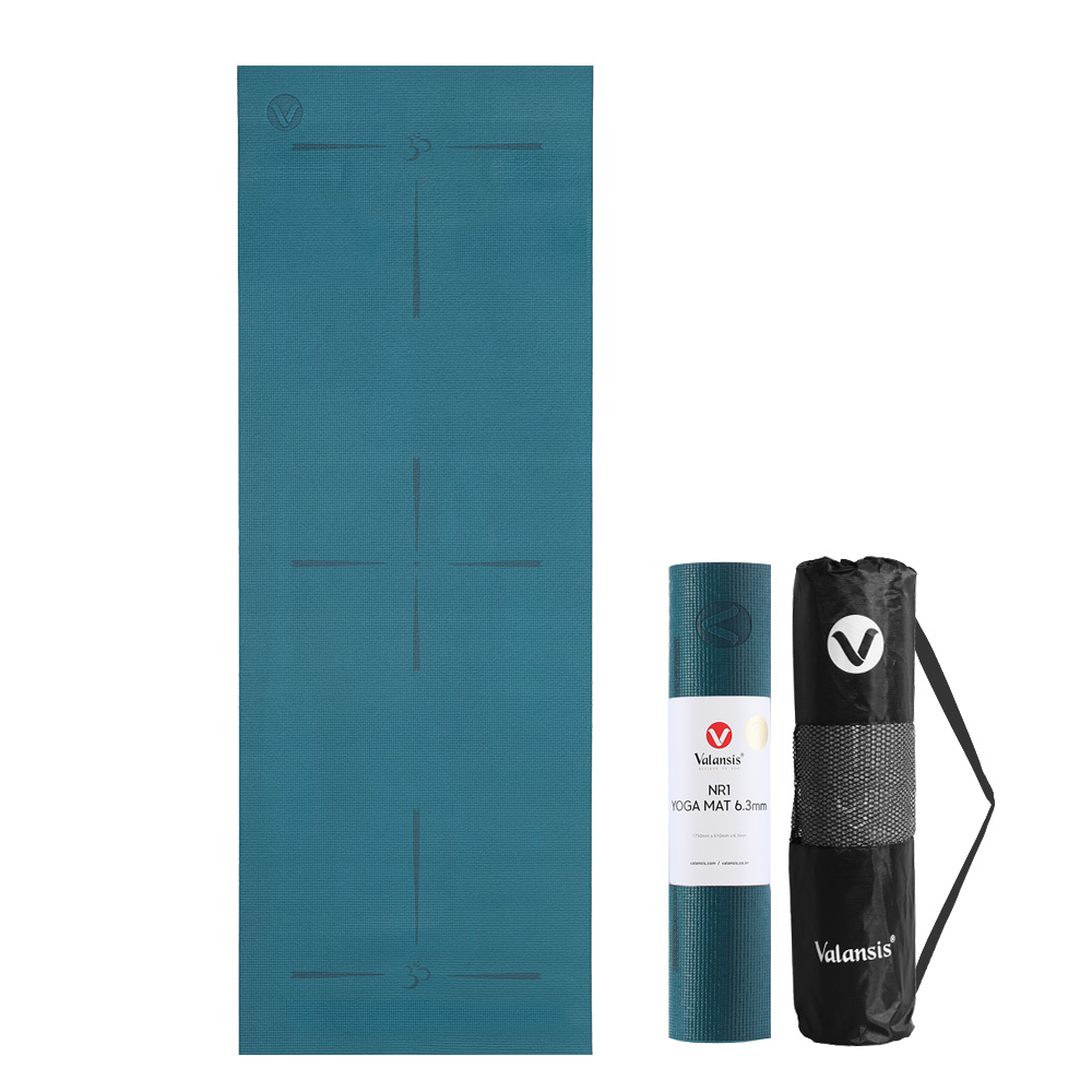 밸런시스 NR1 요가매트 + 가방 세트, 블루, 1세트, 현재가 23,900원