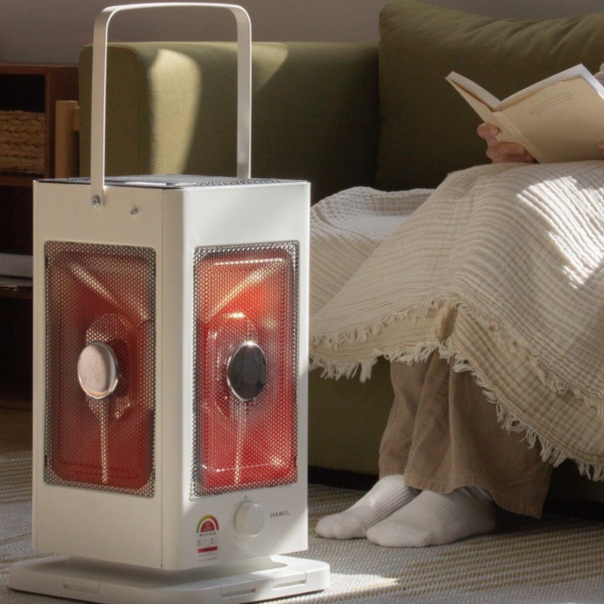 한일전기  26년형 오방난로 하이라이트 전기히터  난방기 사무실  가정용 SAON-5B 135,000원