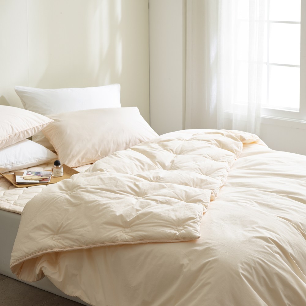 넘버원 베이지 면60수 국산 순면 겨울 바이오워싱 항균이불 호텔식침구 베딩 싱글S 120,600원