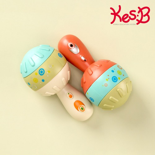 [캐스B] 맑은소리 딸랑이 쉐이커2종(2570) 영아 음악놀이 감각발달 악기놀이 6,000원