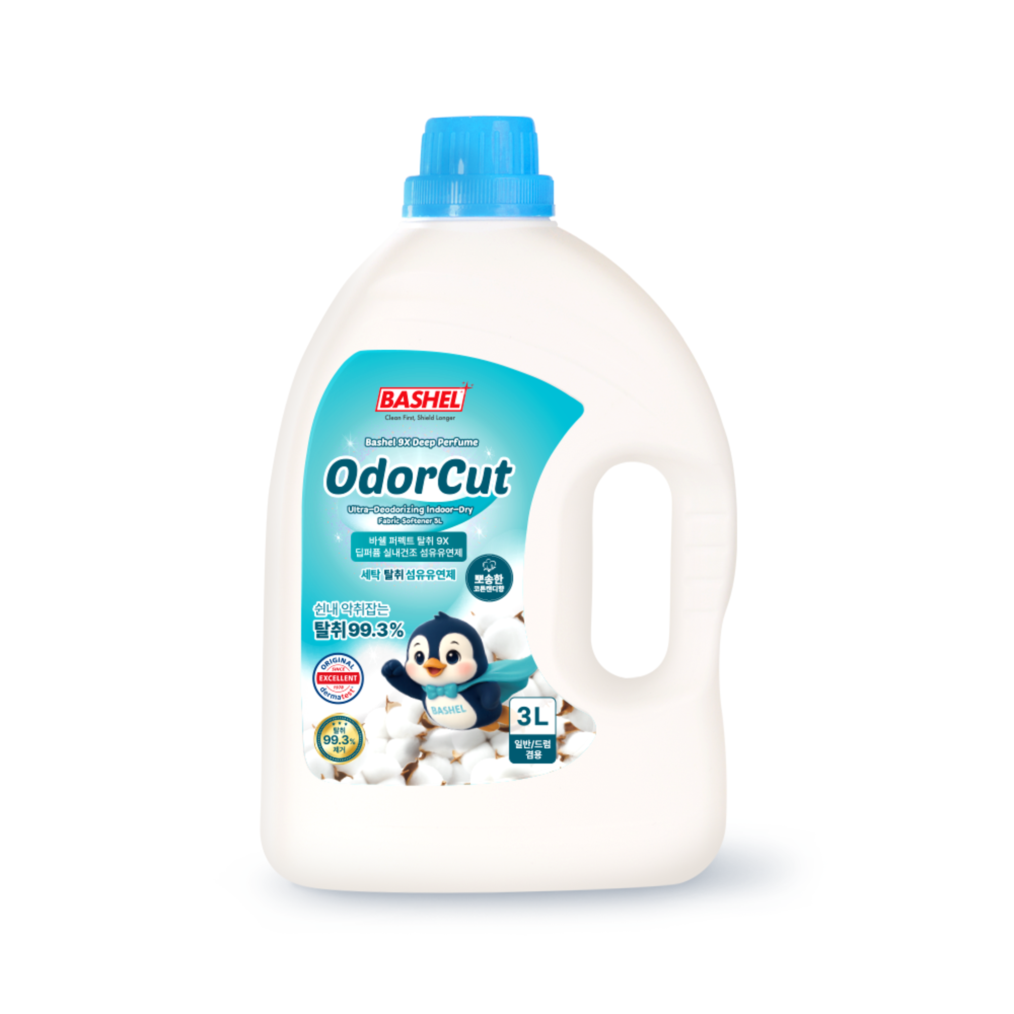바쉘 퍼펙트 탈취 9X 딥퍼퓸 실내건조 초고농축 섬유유연제 코튼캔디, 1개, 3L 15,750원