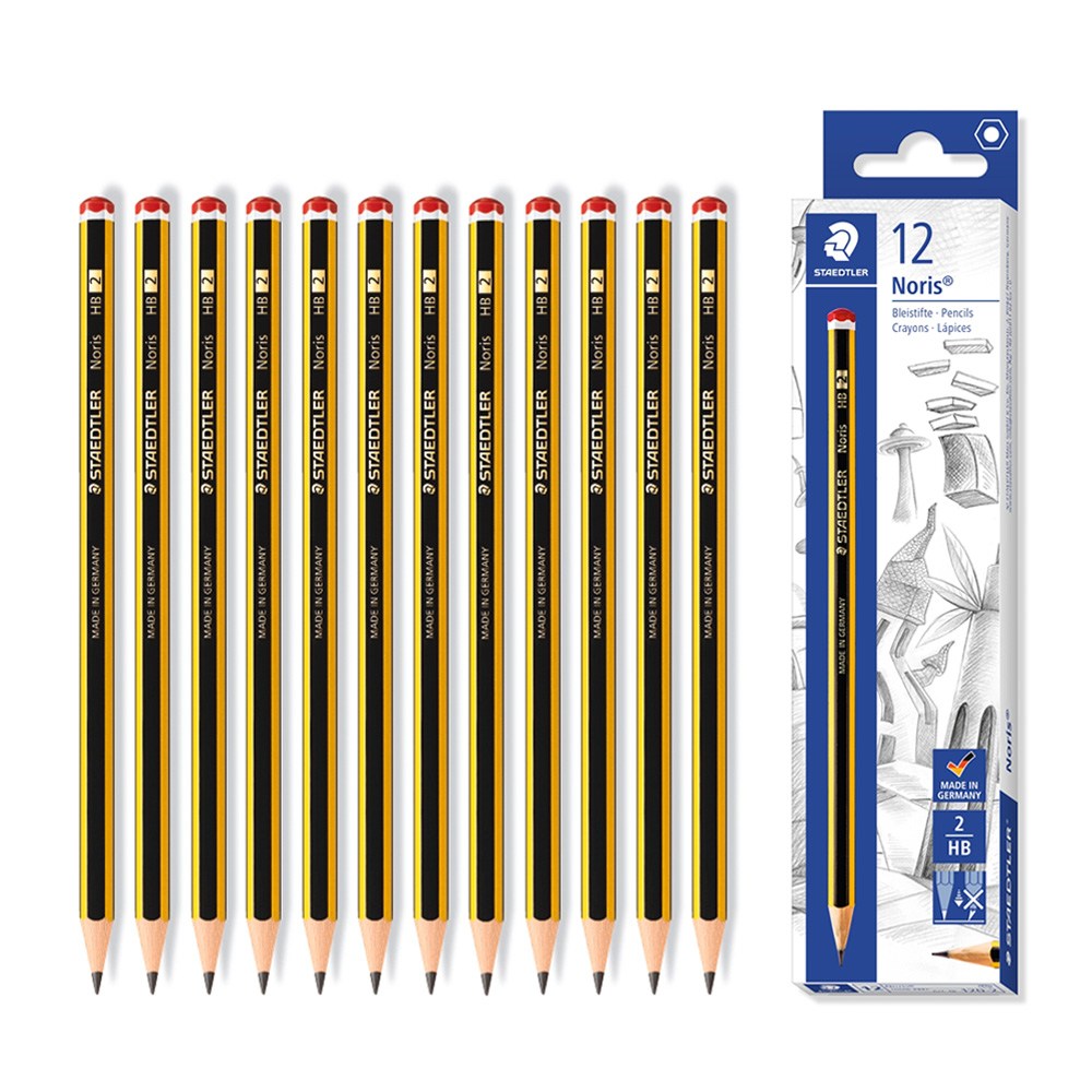 스테들러 노리스 120 연필, HB, B, 2B, 12개입 6,450원