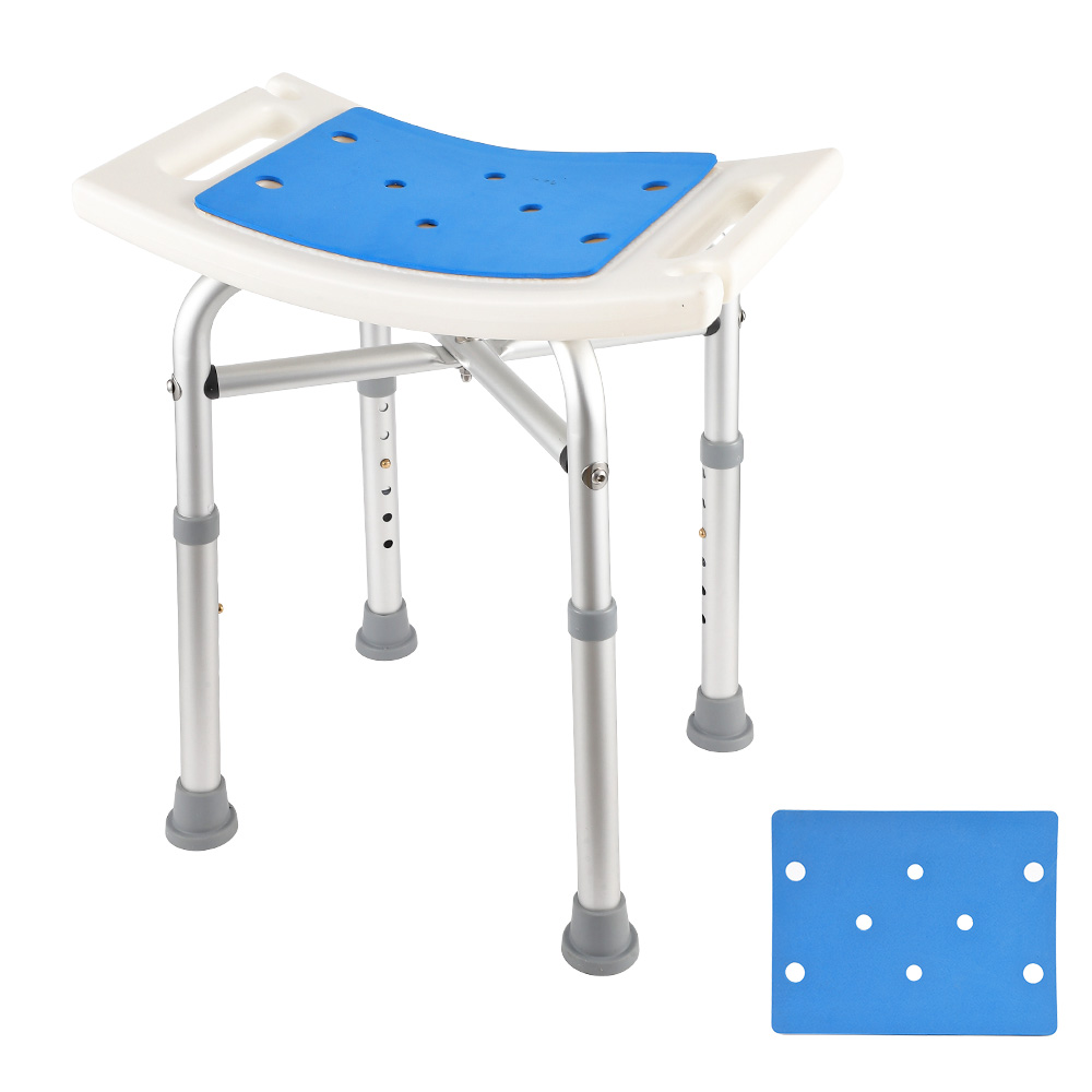 GARVEE 다용도 6단계 높이 조절 노인 환자용 욕실 목욕의자, 화이트 44,800원