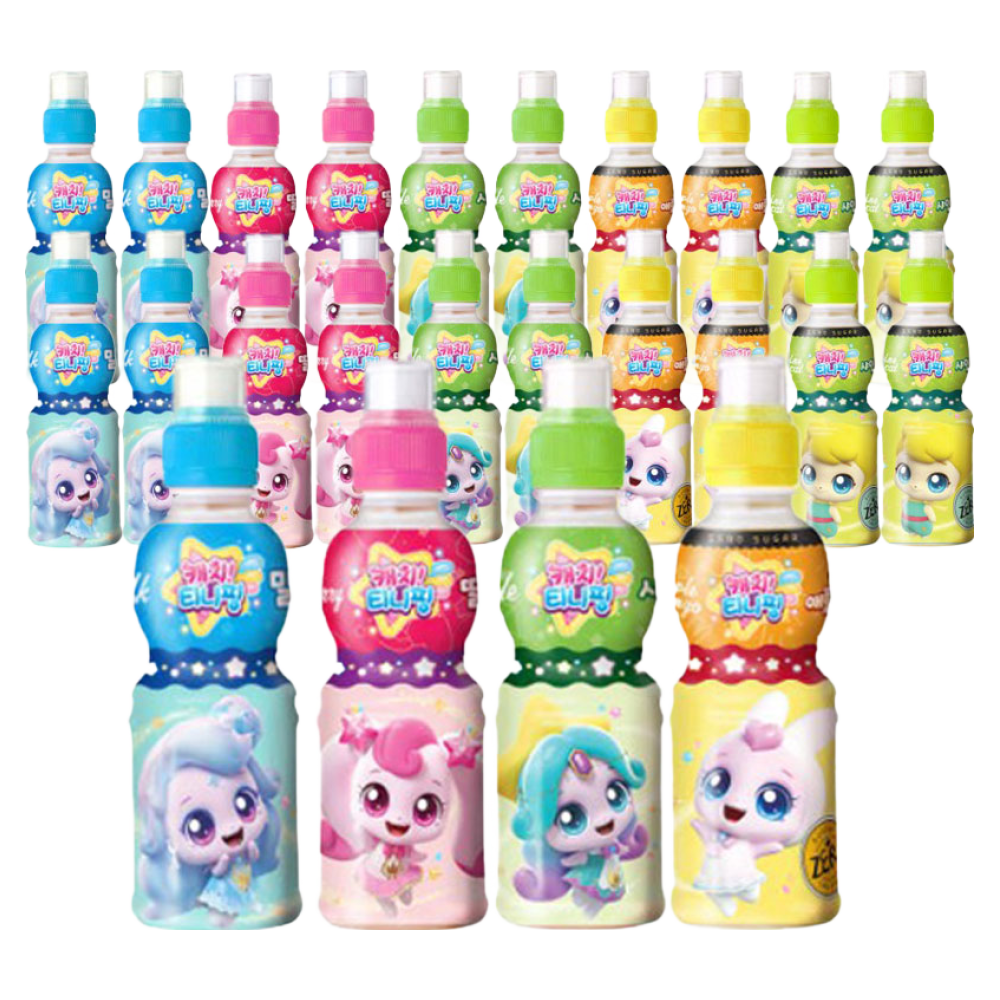 웅진 캐치 티니핑 어린이 음료수 혼합 24개 딸기 밀크 사과, 24개 19,680원