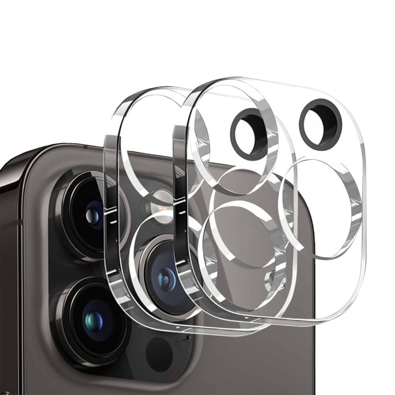 클로버나인 클로버 글라스 빛번짐 방지 카메라 렌즈 강화유리 9H 고경도 액정보호필름 2p 세트 4,600원