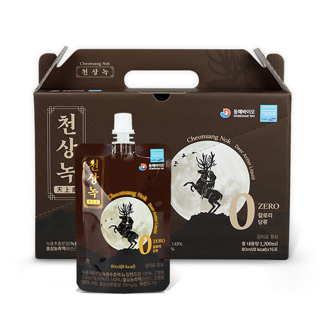 천상녹 뉴질랜드산 녹용 음료 15포 기력 면역력 강화 보양 건강즙 부모님 선물 96,000원