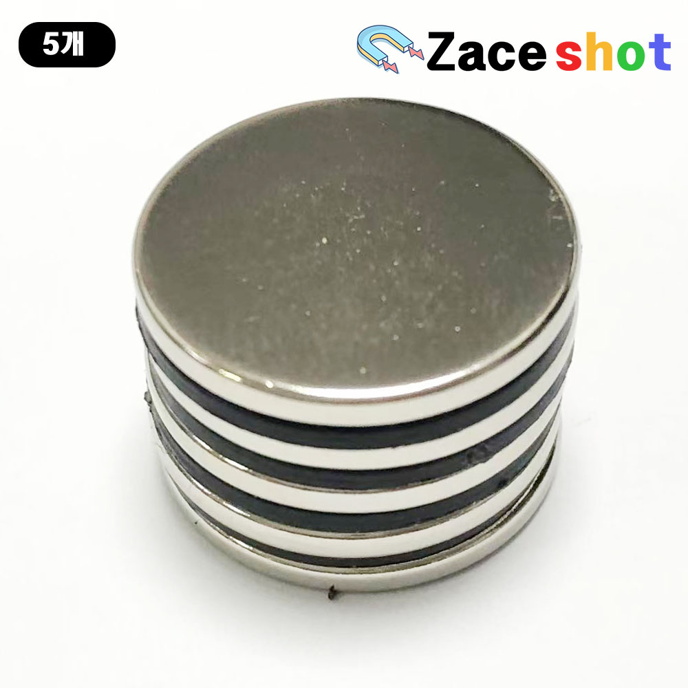 ND 지름 20mm x 두께 2mm 네오디움 원형자석 [제이스샷] 8,900원
