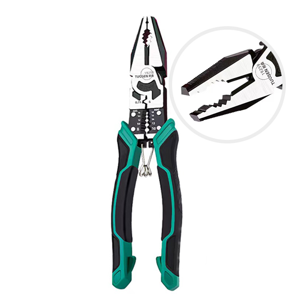 ZIO-BIZ 다기능 와이어 펜치 스트리퍼 / 전선 케이블 펜치 플라이어 커터 전선가위 전선컷팅 전선탈피기 전선스트리퍼 전선피복기 단자압착기 전기공구 전선공구 수공구 13,520원