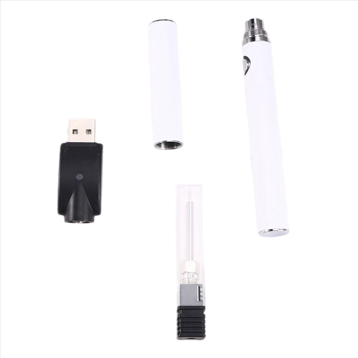 510 스레드 배터리 카트 펜 조절 가능한 전압 스마트 파워 펜 USB 미니 납땜 아이언 키트 캡 흰색 9,480원