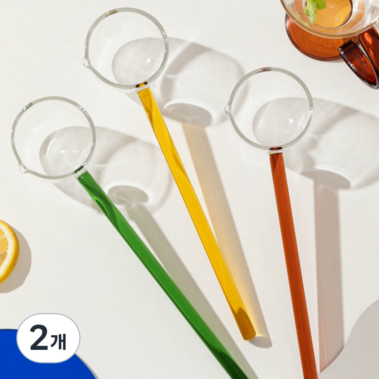 투임스 파스텔 내열유리 롱 핸들 스푼 국자 (식약처 정밀검사 통과) 17,190원