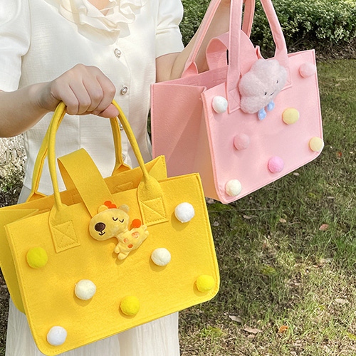 심아트 펠트가방 만들기 DIY 키트 미술놀이, A 핑크, 1개 3,600원