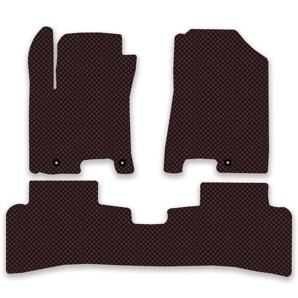 DXSOAUTO 베뉴 전용 3D 엠보싱 차세대 고무매트 1열2열 세트, 브라운, 66 베뉴 59,000원