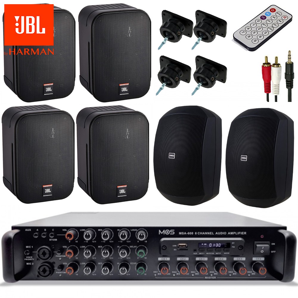 JBL 블루투스 매장용 카페 매장 업소용 벽걸이 미니 앰프 스피커 세트 980,000원