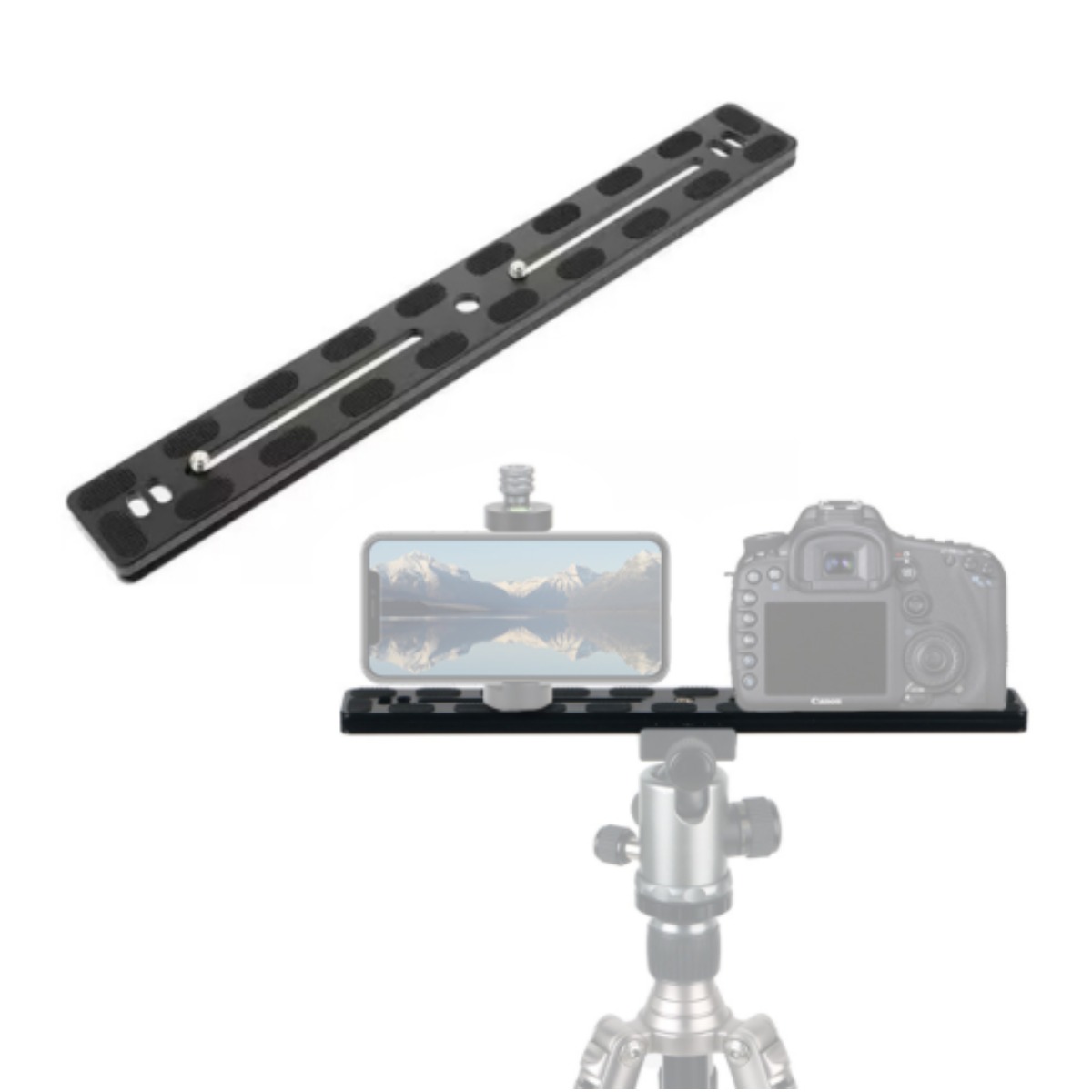 300mm 롱타입 퀵 릴리스 멀티 플레이트 38mm 도브테일 알카스위스 퀵릴리즈, AC-H41, 1개 23,000원