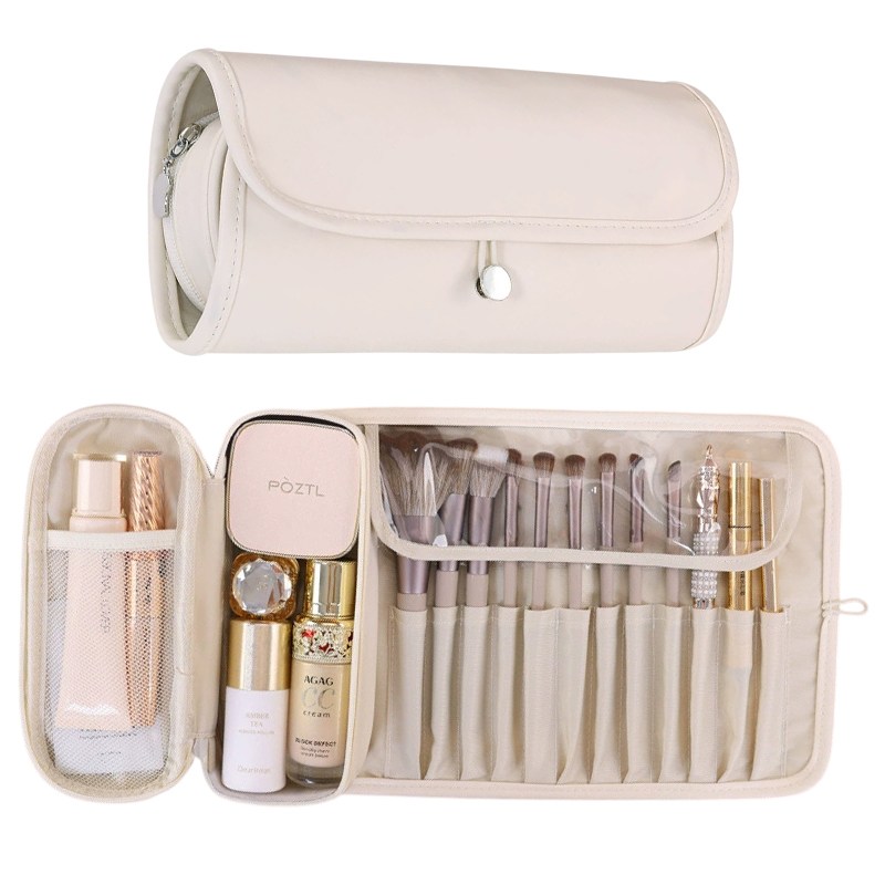 네일룸 메이크업 파우치 화장품 브러쉬파우치, 1개, #01 아이보리 9,780원