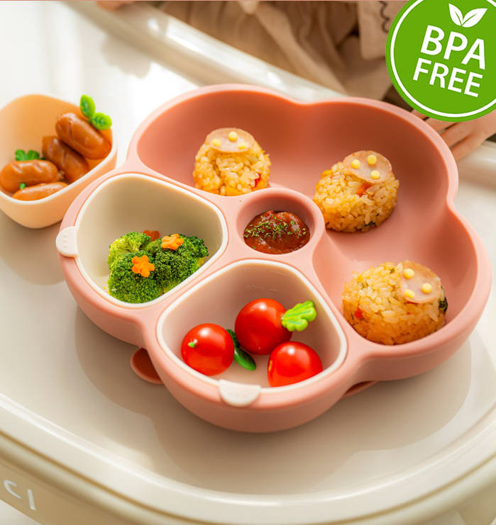 모모빈 블라썸 냠냠 국내산 실리콘 이유식 흡착 식판 유아 식기 57,750원