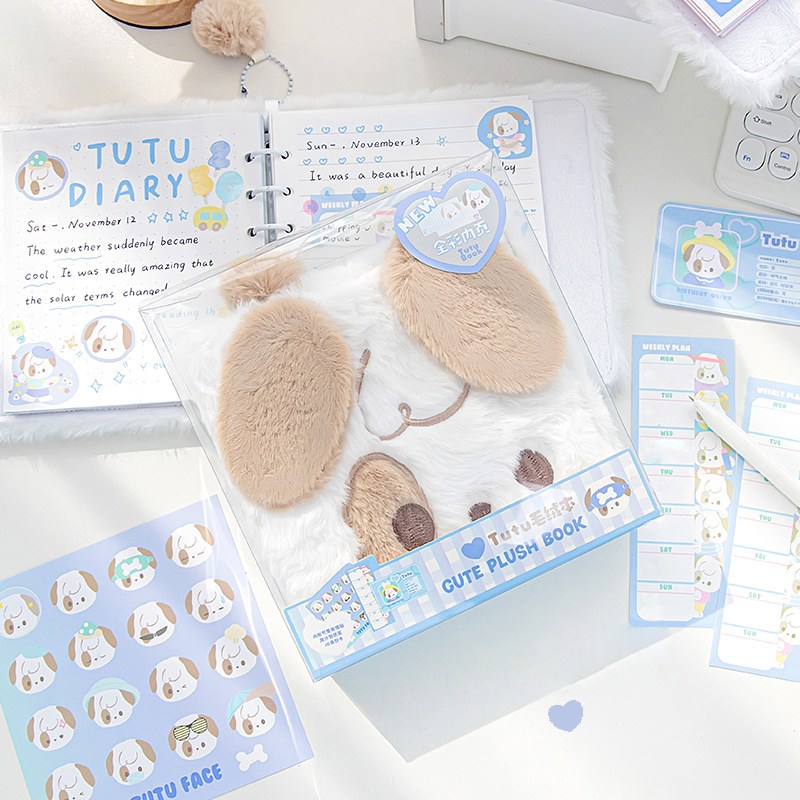 걸스코코 뽀송퍼피켓 6공다이어리 귀여운다이어리 바인더 속지포함 다꾸 친구선물 18,300원