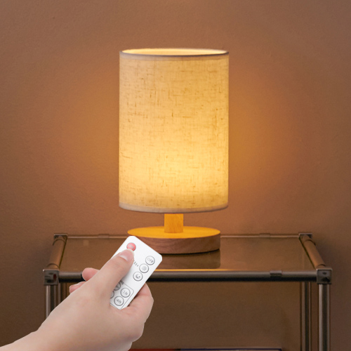 케이시조명 LED 밝기조절 패브릭 스탠드 무드등 조명 리모컨 포함 14,600원