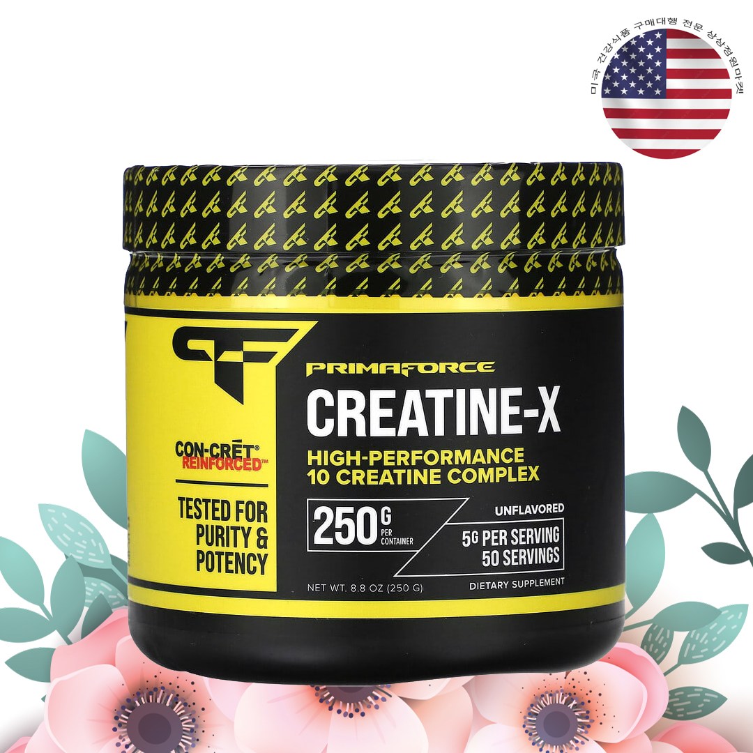 프리마포스 크레아틴-X 5000mg 250g 무맛 마그네슘 시트레이트, 250g, 1개 21,900원