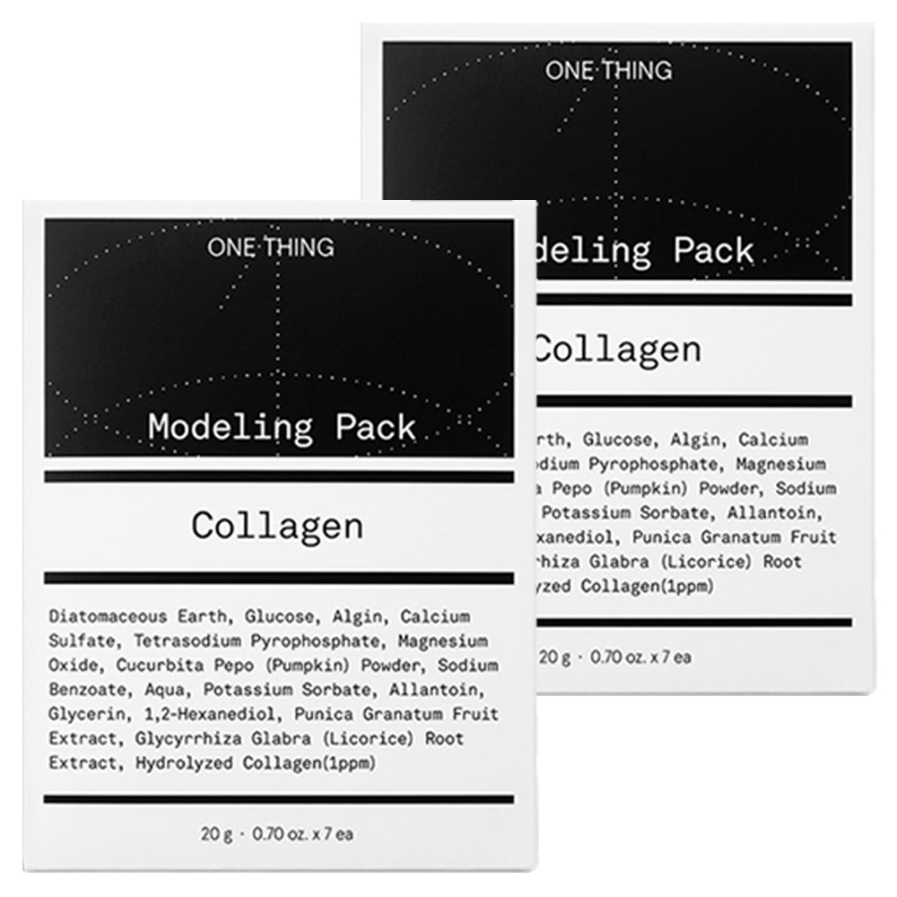 원씽 콜라겐 모델링 팩 20g, 14개, 1개입 25,600원
