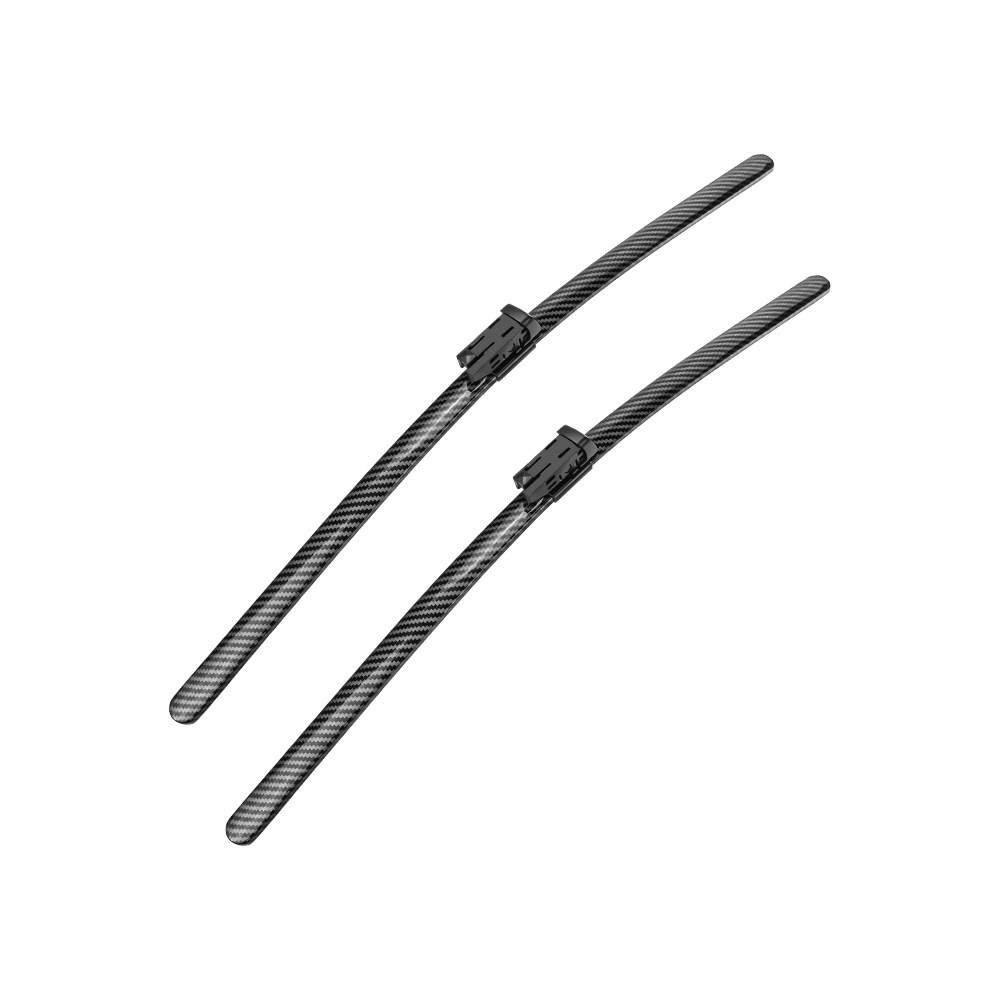 1+1두 개의 검은색 탄소 섬유 질감의 프레임리스 와이퍼 블레이드 초소수성 및 저소음, 제네시스 G80/GV80 6,500원