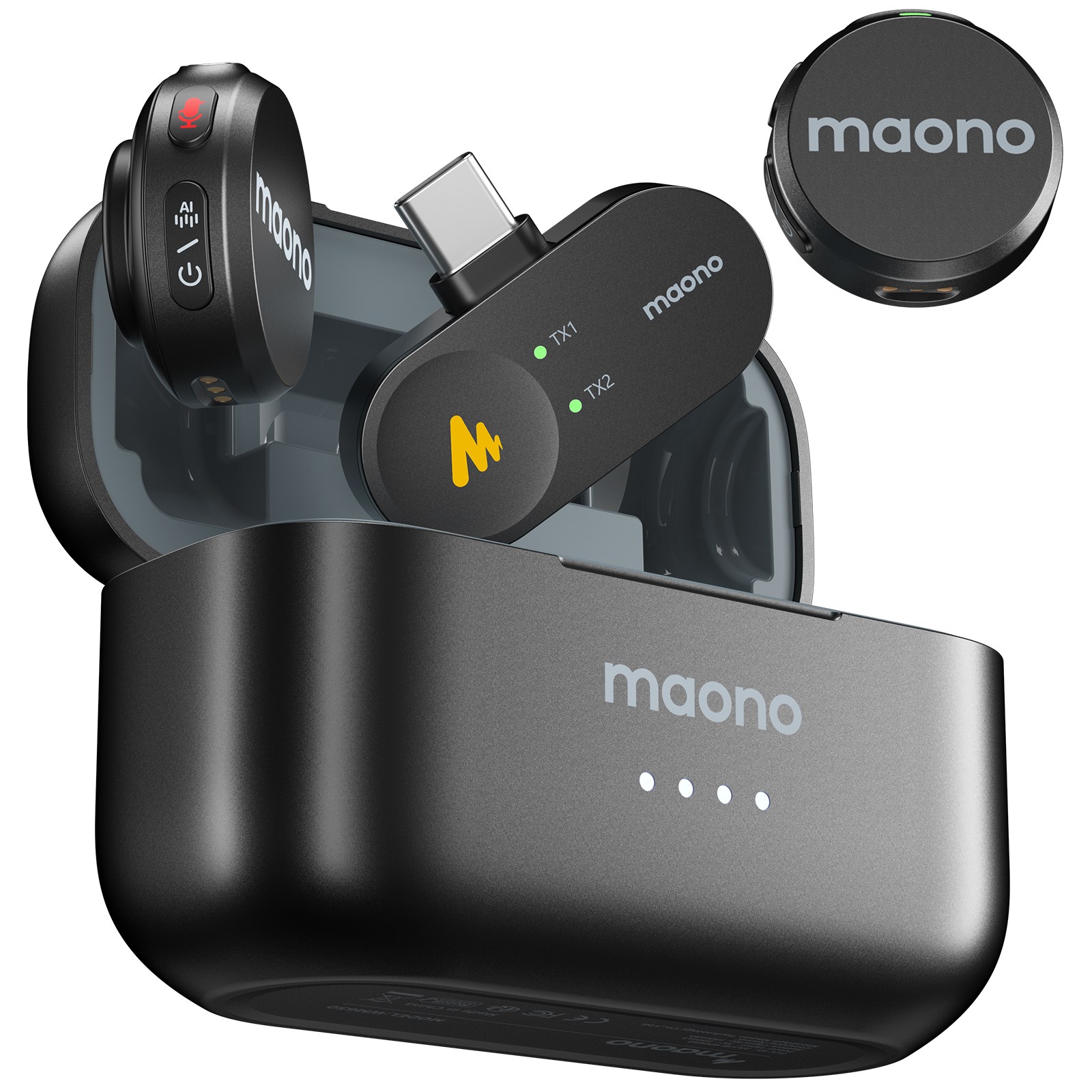 마오노 유튜브 무선 마이크 브이로그 방송용 강의용 촬영용 WAVE T5, 듀얼 타입C 129,000원