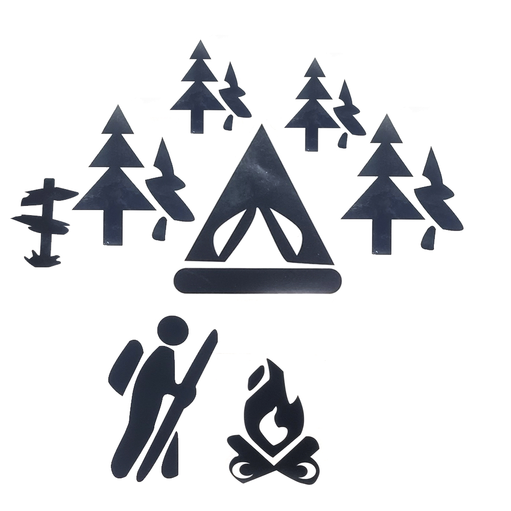 락모터스 캠핑 아웃도어 방수스티커 캠핑스티커 폴딩박스스티커 데칼 스티커 2,000원