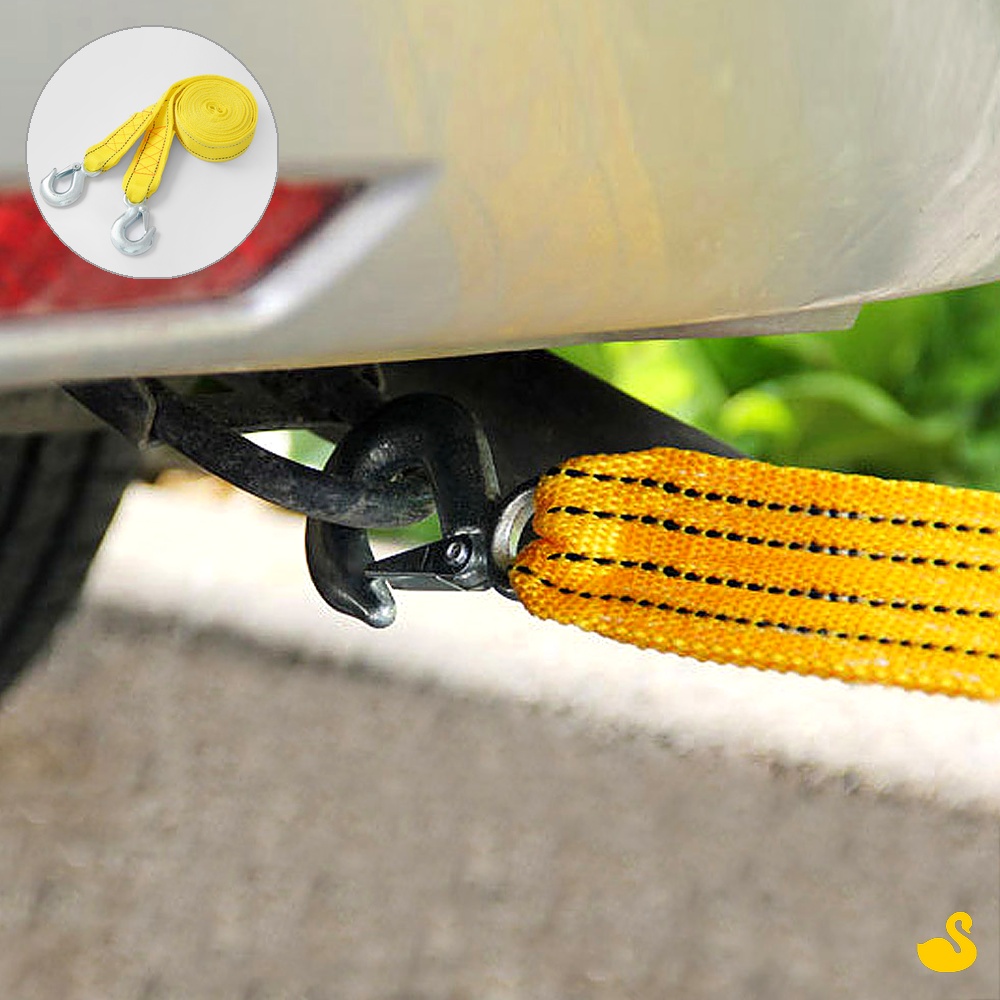 GOS 4M 고리형 차량용 견인로프 5톤 옐로우 자동차견인장치 8,600원