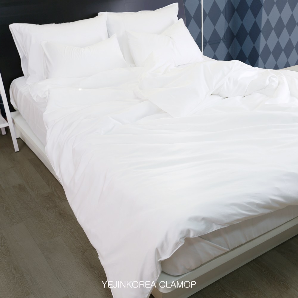 클라모프 120수 580T 면100% 무지 순면 호텔 화이트 고무줄 매트커버 81,000원