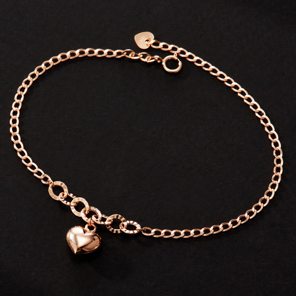 에바주얼리 루체 볼륨 하트 여성 금 팔찌 14k 18k 팔찌 선물 546,600원