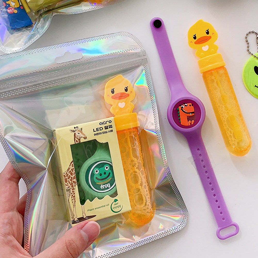 LED 모기팔찌 구디백 비눗방울놀이 선물세트 어린이 아기 유치원 초등 학원 단체 장난감 2,300원