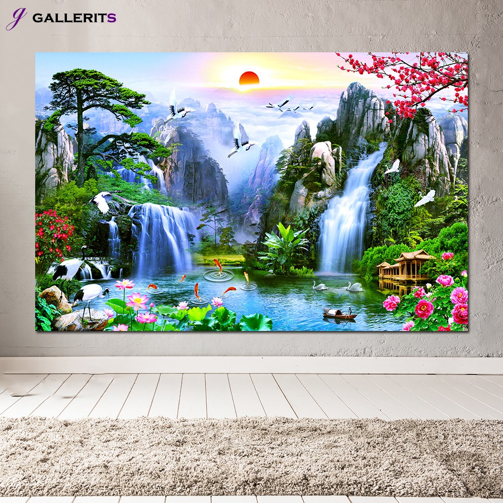 갤러리츠 운수대통 돈들어오는그림 한국화 풍수 인테리어 거실 액자 41,680원