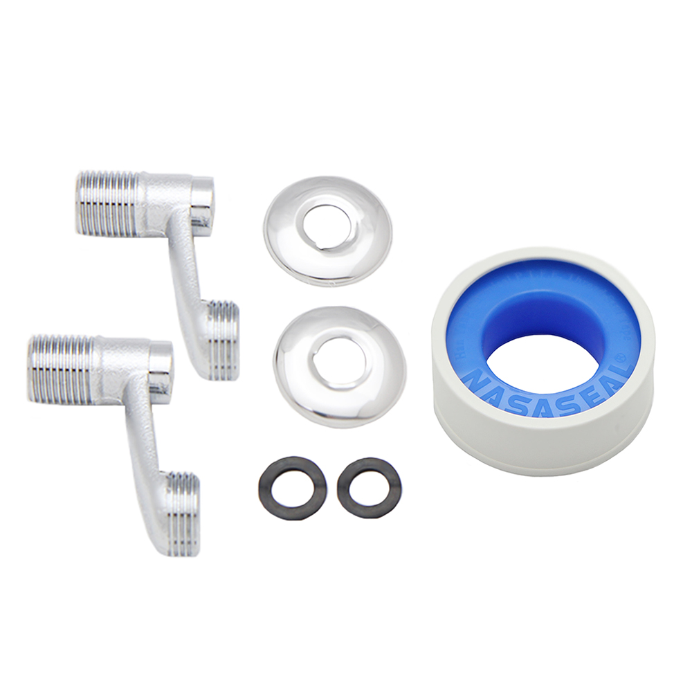 수도엔꼭지 편심 S닛플 소 2p + 편심왕 2p + 고무패킹 2p + 테프론테이프 세트 5,600원