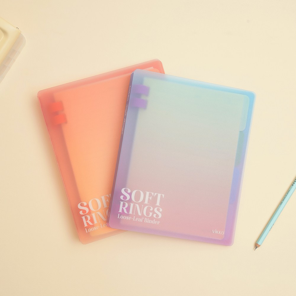 VIKKO 그라데이션 소프트링 마그네틱 A5 바인더 4,400원