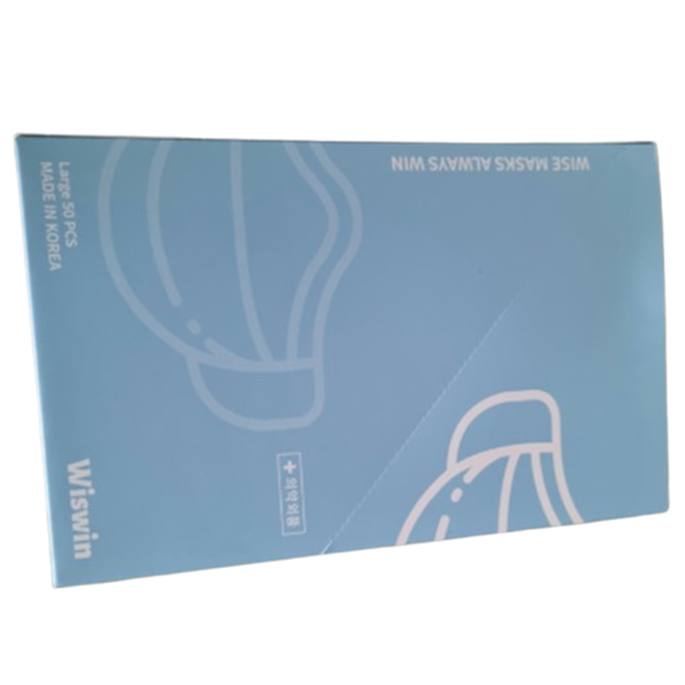 위즈윈 컬러 덴탈마스크 50매 국산 대형 귀편한 일회용 12,670원