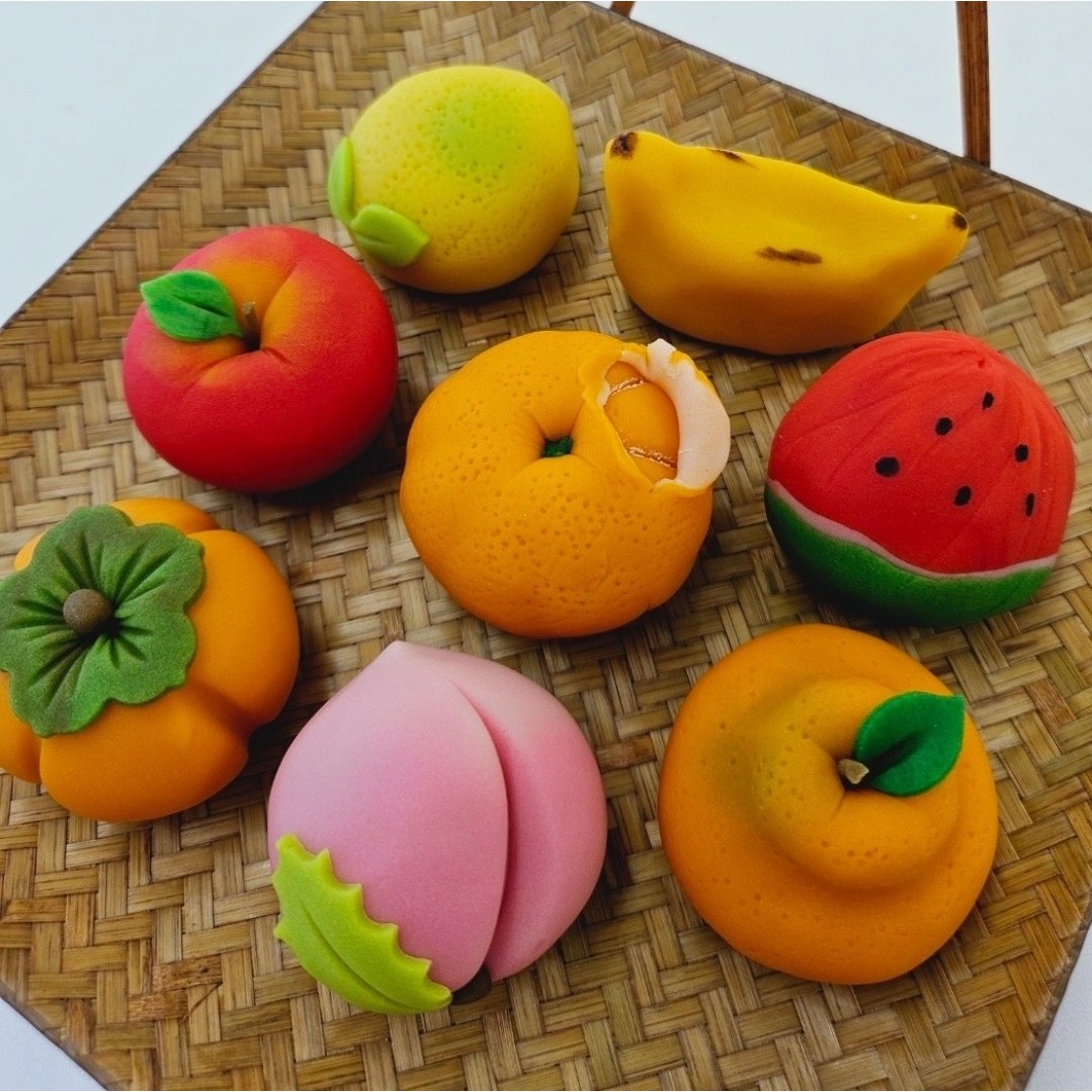 (쿠잉케이크) 과일 화과자 6구[원산지:국산] 수제화과자 명절선물 부모님 선물 백일 돌잔치 25,000원