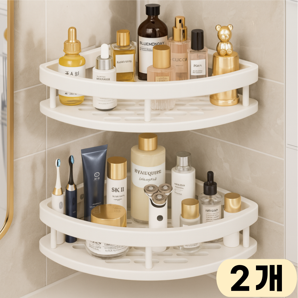 살림소담 화장실 무타공 욕실 코너 선반 8,900원