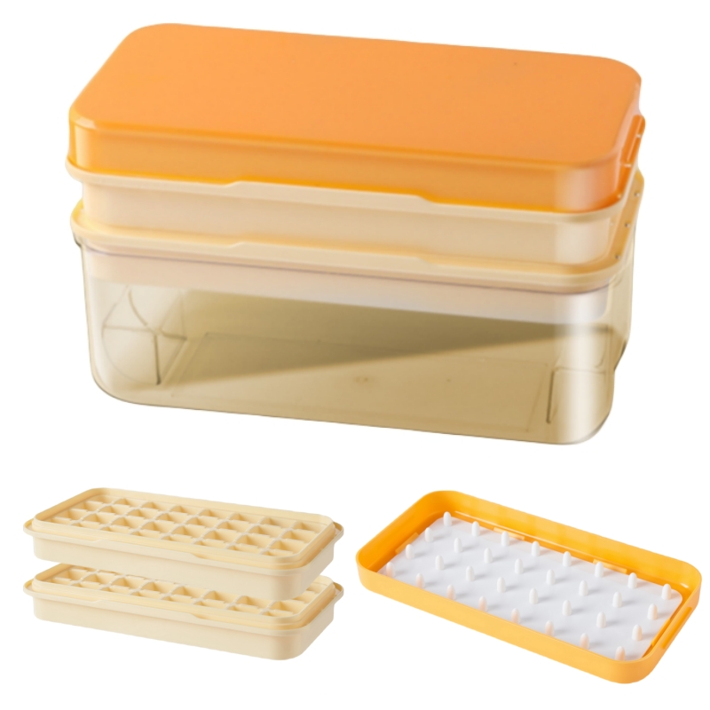 모모원 원터치 푸쉬 얼음트레이 64구/96구 세트 눌러서 빼는 얼음틀 16,000원