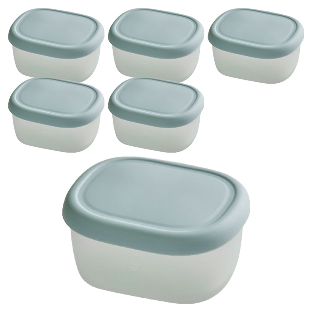 실리팟 국내생산 실리콘 밀폐용기 블루버블 소 103 x 80 x 50 mm, 6개, 180ml 38,100원