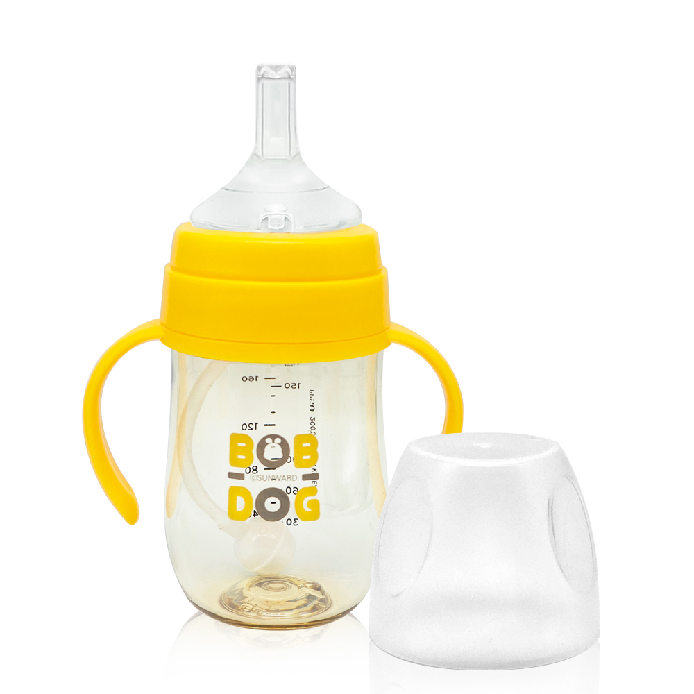 리틀밥독 PPSU 돌 아기 빨대컵 유아 추 빨대컵 어린이집 물병, 망고, 1개 12,900원