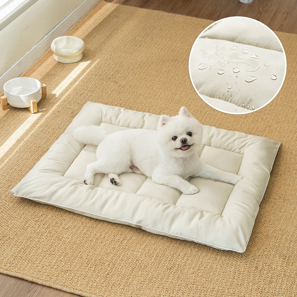 소하임 하이퍼소프트 펫 방수 쿠션방석, 샌드베이지, 1개, 현재가 16,500원