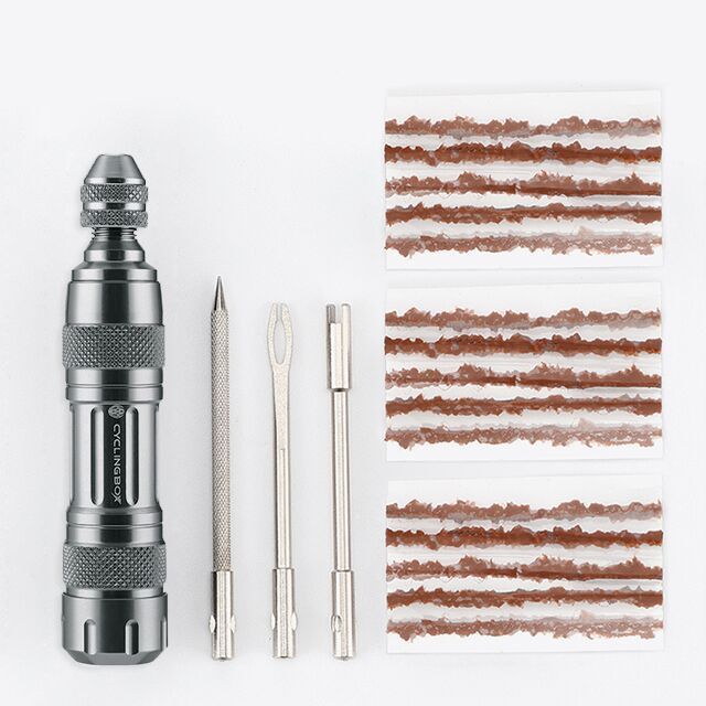 자전거 튜브리스 타이어 수리 키트 MTB 펑크 실란트 고무 줄무늬 도로 유지 보수 미니 도구 17,560원