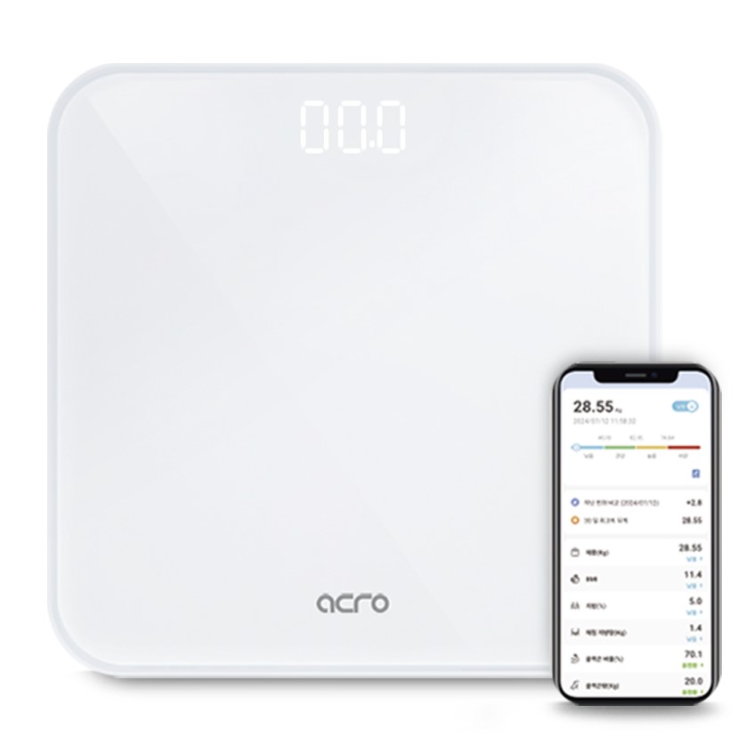 아크로 스마트 체지방 블루투스 체중계 18,890원