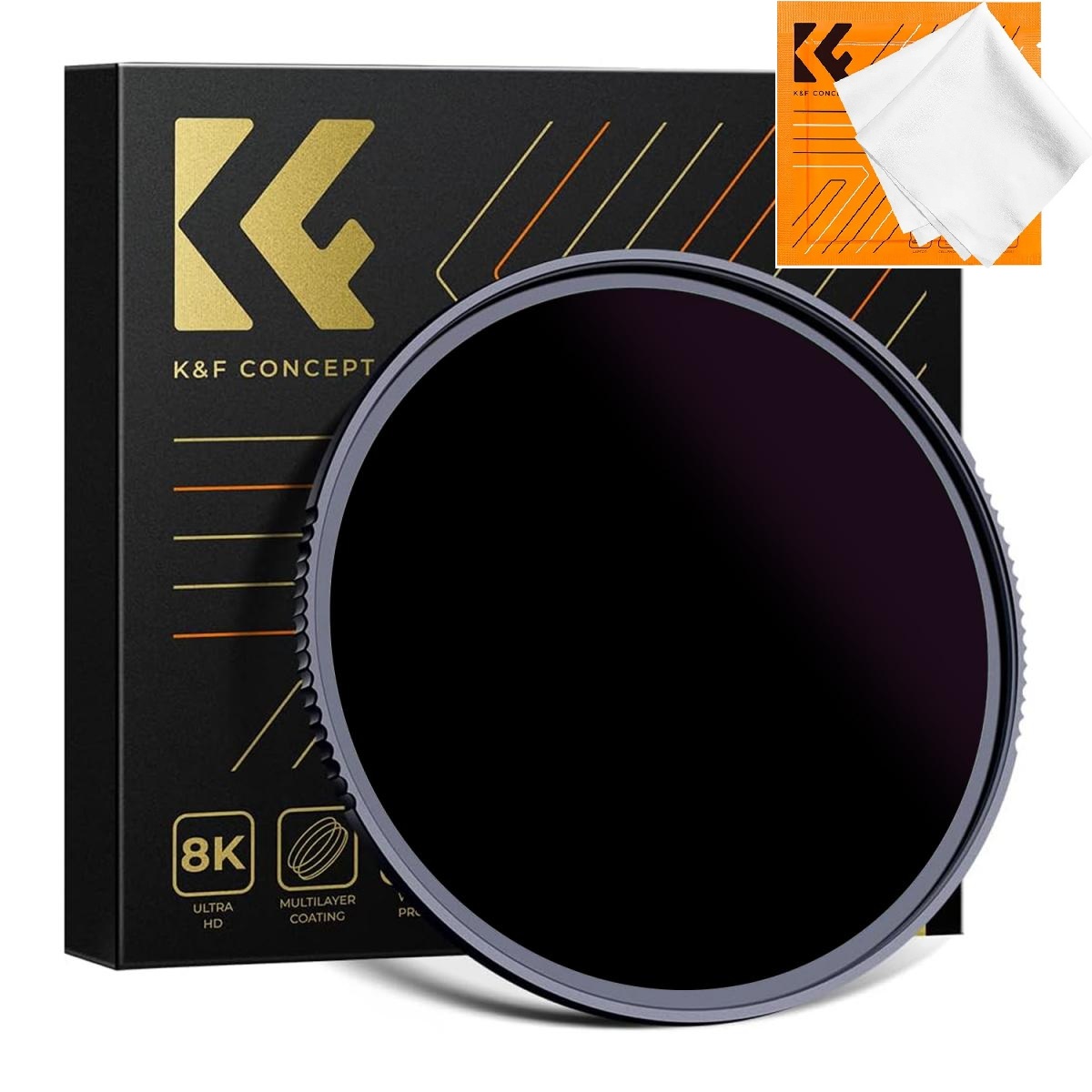 KnF Concept 95mm NANO-X ND100000 (5.0) 태양촬영 필터 8K AGC Japan Glass  Ultra Dark Solar ND Filter 64,900원