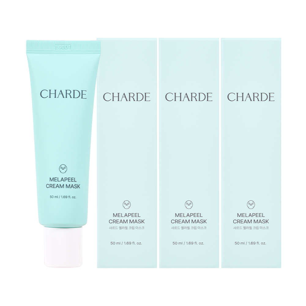 [Gift 실리콘 브러쉬 1개] 샤르드 멜라케어 필크림 마스크, 3개, 1개입 75,890원